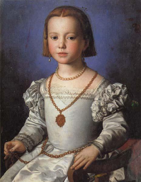 Agnolo Bronzino Portrait of Bia oil painting picture